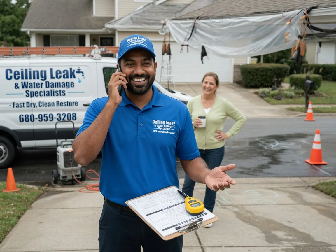 Ceiling Leak Cleanup Glentana, MT FAQs